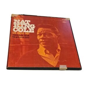 Nat King Cole Deluxe Set 3LP Capitol Stereo‎ Vinyl Box Set Vintage